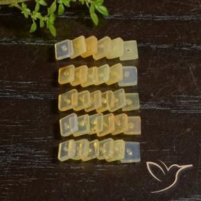 3.02 ctw Multicolor Opal Stones, Natural Opal in Square with Hole Shape for Sale