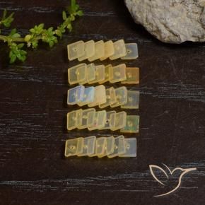 3.22 ctw Multicolor Opal Stones, Natural Opal in Square with Hole Shape for Sale