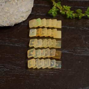 2.84 ctw Multicolor Opal Stones, Natural Opal in Square with Hole Shape for Sale