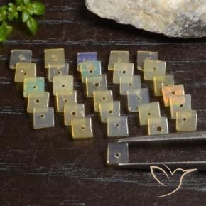 Opal Gemstones in 4 x 4 mm (calibrated) Size for Sale, Opal Stones in Multicolor Color