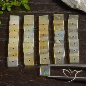 Opal Gemstones in 4.5 x 4.4 mm Size for Sale, Opal Stones in Multicolor Color