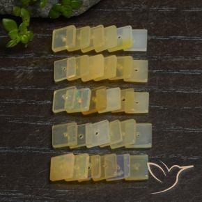 6.49 ctw Multicolor Opal Stones, Natural Opal in Square with Hole Shape for Sale