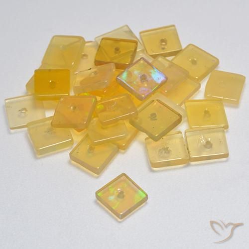 Opal Gemstones in 4.7 x 4.6 mm Size for Sale, Opal Stones in Multicolor Color