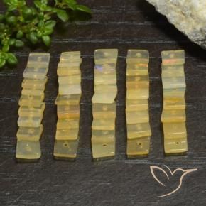 7.16 ctw Multicolor Opal Stones, Natural Opal in Square with Hole Shape for Sale