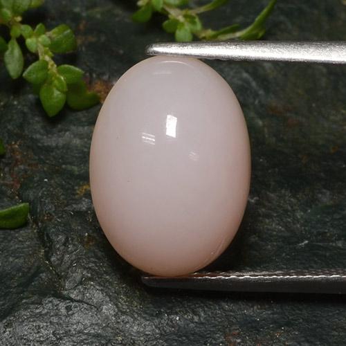 Light Pink Opal Gem - 5.5ct Oval Cabochon (ID: 483481)
