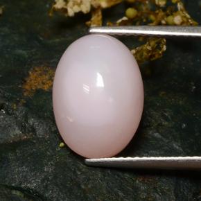 Светло-розовый Опал Камень - 5.5ct Овал Кабошон (ID: 483487)