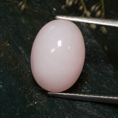 Light Pink Opal Gem - 5.1ct Oval Cabochon (ID: 483492)
