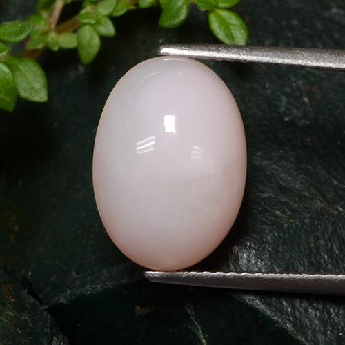 Light Pink Opal Gem - 5.6ct Oval Cabochon (ID: 483495)