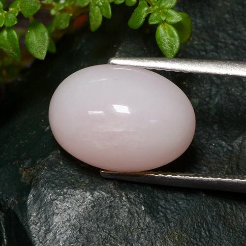 5.41 ct Pink Opal Stone, Natural Opal in Oval Cabochon Shape for Sale