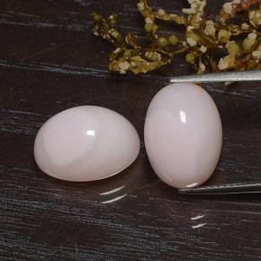 Light Pink Opal Gem - 5.6ct Oval Cabochon (ID: 483605)