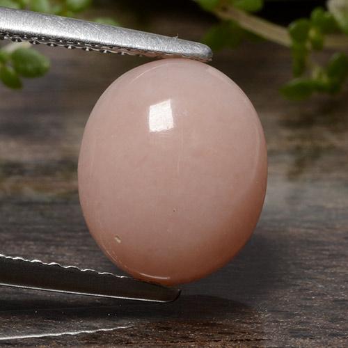 Rose Pink Opal Gem - 3.1ct Oval Cabochon (ID: 484833)