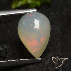 Opal Gemstone in 10 x 7 mm (calibrated) Size for Sale, Opal Stone in Multicolor Color