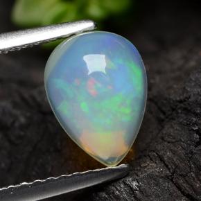 Opal Gemstone in 8.9 x 6.6 mm Size for Sale, Opal Stone in Yellow Color