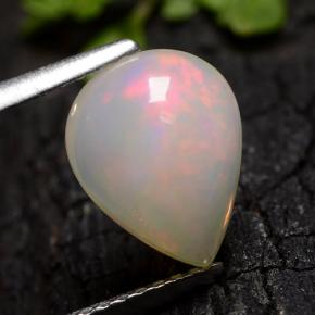 Opal Gemstone in 10 x 8 mm (calibrated) Size for Sale, Opal Stone in Multicolor White Color