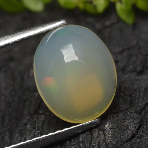 Multicolor Opal Gem - 2.2ct Oval Cabochon (ID: 498273)