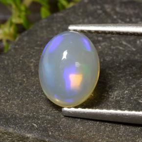 Multicolor Opal Gem - 1.1ct Oval Cabochon (ID: 498843)