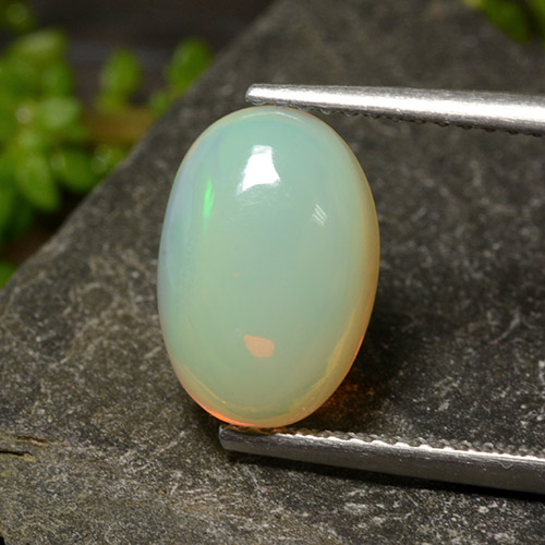 Multicolor Opal Gem - 2.5ct Oval Cabochon (ID: 498846)