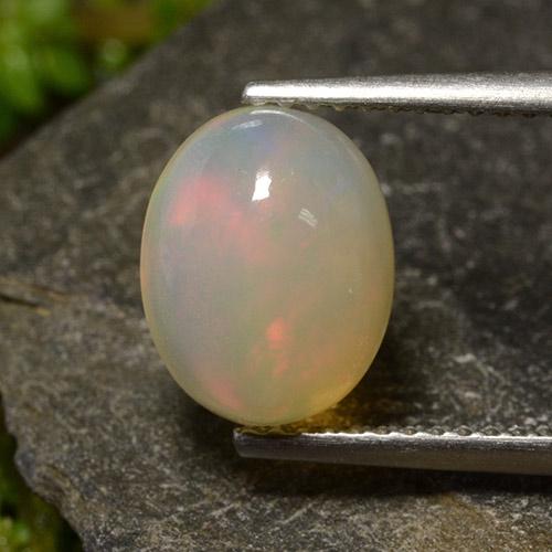 Multicolor Opal Gem - 2.1ct Oval Cabochon (ID: 498848)
