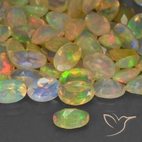 Opal Gemstones in 6.1 x 4.3 mm Size for Sale, Opal Stones in Multicolor Color