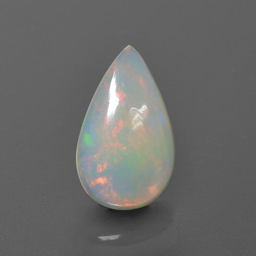 Multicolor Opal Gem - 1ct Pear Cabochon (ID: 505717)