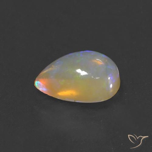 Opal Gemstone in 10 x 7 mm (calibrated) Size for Sale, Opal Stone in Multicolor Color