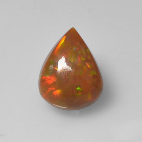 Multicolor Opal Gem - 1.2ct Pear Cabochon (ID: 505833)