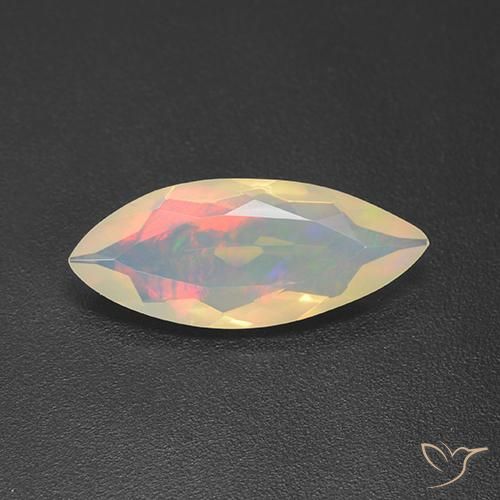 Opale taglio marquise da 1,68 ct, 16,2 x 6,7 mm dall'Etiopia, Photo A