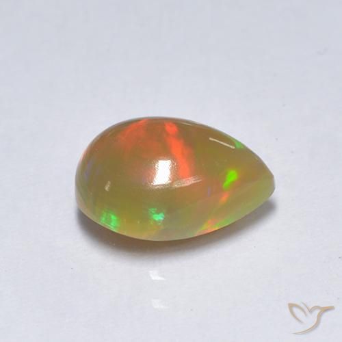 Opal Gemstone in 10 x 8 mm (calibrated) Size for Sale, Opal Stone in Multicolor Color
