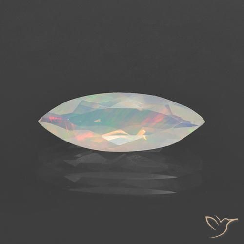 1.27ct Natural Multicolor Opal, Marquise, Transparent, Photo A