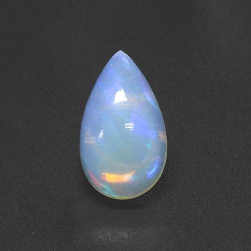 Multicolor Opal Gem - 1ct Pear Cabochon (ID: 506156)