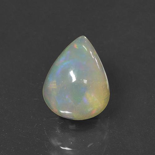 Multicolore Opale Gem - 1.4ct Cabochon pera (ID: 506160)