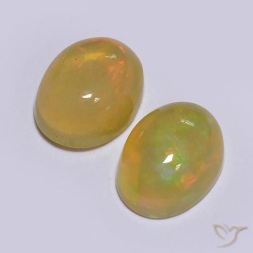Multicolor Opal Gem - 1.3ct Oval Cabochon (ID: 513652)