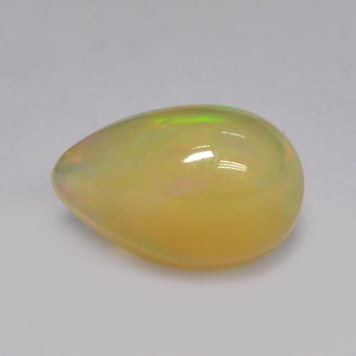 Mehrfarbig Opal Edelstein - 0.7ct Birnen Cabochon (ID: 516170)