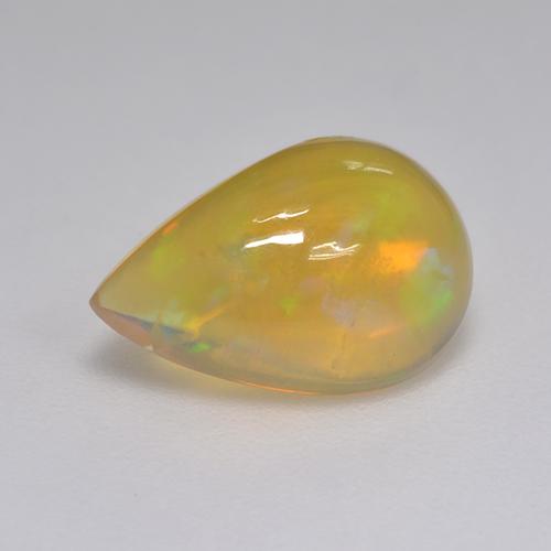 Multicolor Ópalo Gema - 1.9ct Cabujón Pera (ID: 516175)