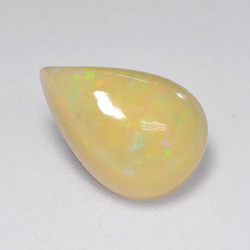 Multicolor Opal Gem - 2.5ct Pear Cabochon (ID: 517046)