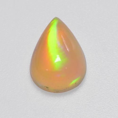 Multicolor Opal Gem - 1.2ct Pear Cabochon (ID: 517050)