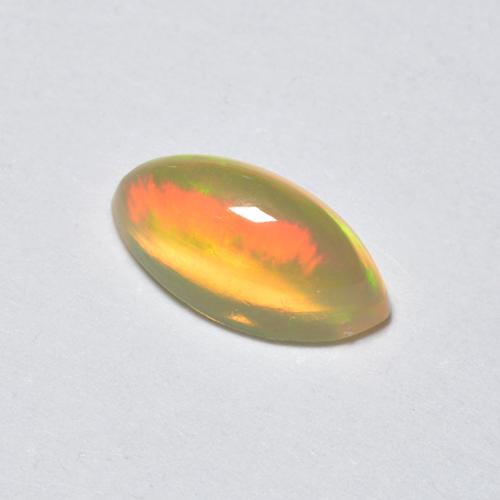 Многоцветный Опал Камень - 0.6ct Огранка Маркиза Кабошон (ID: 518294)