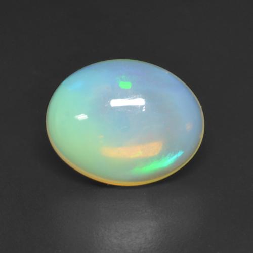 Многоцветный Опал Камень - 1.5ct Овал Кабошон (ID: 533315)