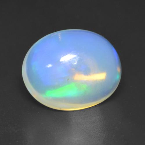 Multicolor Ópalo Gema - 2.9ct Cabujón Óvalo (ID: 533319)