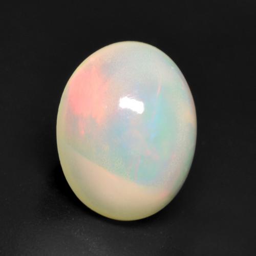 Многоцветный Опал Камень - 1.7ct Овал Кабошон (ID: 533738)