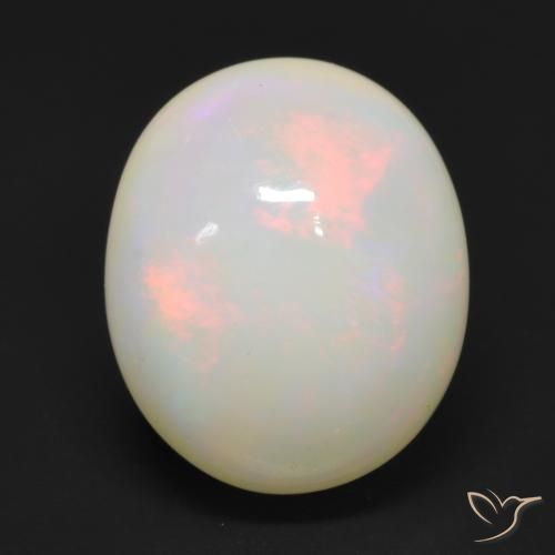 3.49ct Natural Multicolor Opal, Oval, Translucent