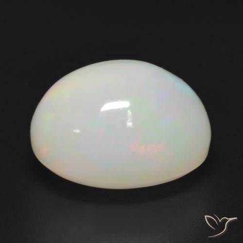 Opal Gemstone in 11 x 9 mm (calibrated) Size for Sale, Opal Stone in Multicolor Color