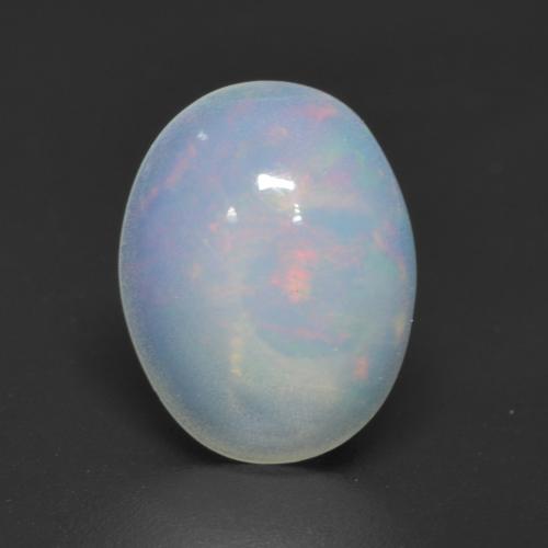 Multicolor Opal Gem - 1.5ct Oval Cabochon (ID: 533810)