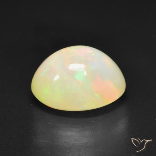 Opal Gemstone in 11 x 9 mm (calibrated) Size for Sale, Opal Stone in Multicolor Color