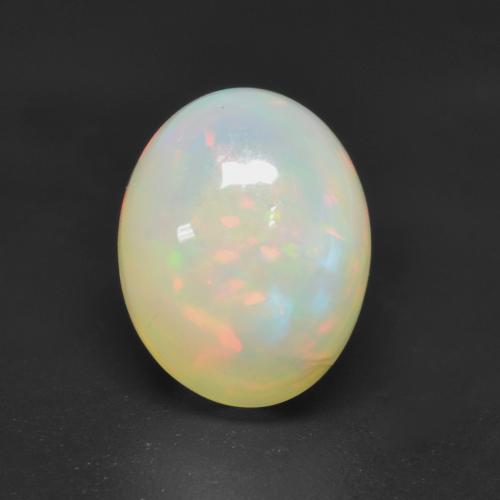 Multicolor Opal Gem - 2.3ct Oval Cabochon (ID: 533815)