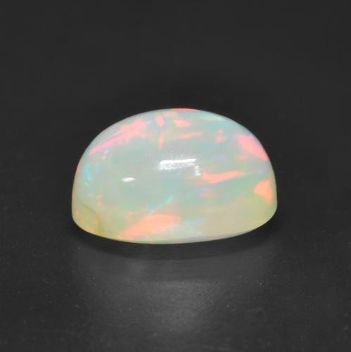Opal Gemstone in 10 x 8 mm (calibrated) Size for Sale, Opal Stone in Multicolor Color