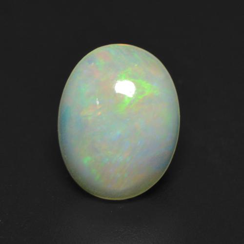 Multicolor Opal Gem - 1ct Oval Cabochon (ID: 534155)