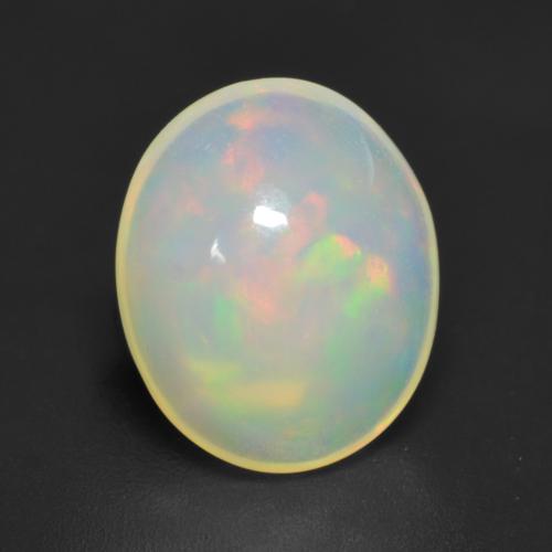 Многоцветный Опал Камень - 2.2ct Овал Кабошон (ID: 534160)