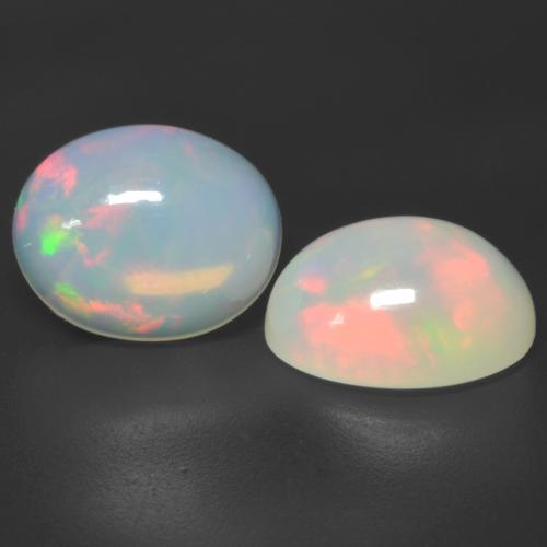 Multicolor Opal Gem - 2.4ct Oval Cabochon (ID: 534251)