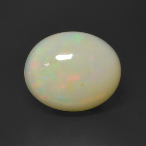 Multicolor Opal Gem - 2.5ct Oval Cabochon (ID: 534252)